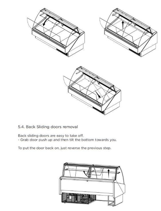 Hydra-Kool KFM-OF-120-S Fresh Meat Open Front Deli Case - Top Restaurant Supplies