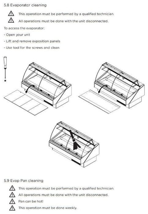 Hydra-Kool KFM-OF-120-S Fresh Meat Open Front Deli Case - Top Restaurant Supplies