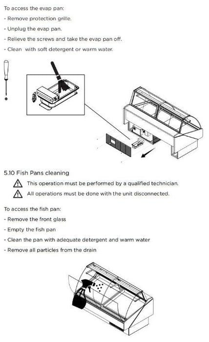 Hydra-Kool KFM-OF-120-S Fresh Meat Open Front Deli Case - Top Restaurant Supplies
