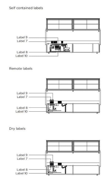 Hydra-Kool KFM-OF-50-S Fresh Meat Open Front Deli Case - Top Restaurant Supplies