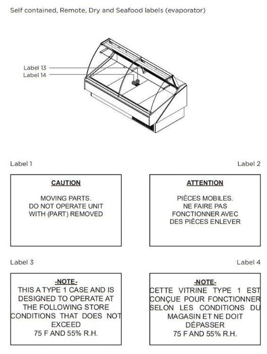 Hydra-Kool KFM-OF-50-S Fresh Meat Open Front Deli Case - Top Restaurant Supplies
