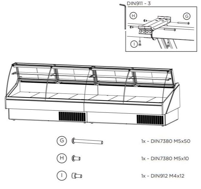 Hydra-Kool KFM-OF-50-S Fresh Meat Open Front Deli Case - Top Restaurant Supplies