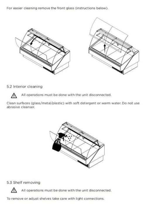 Hydra-Kool KFM-OF-50-S Fresh Meat Open Front Deli Case - Top Restaurant Supplies