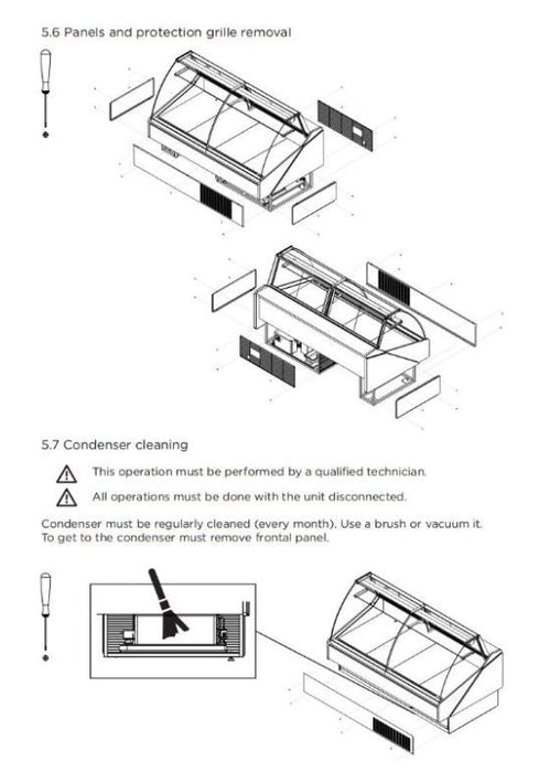 Hydra-Kool KFM-OF-50-S Fresh Meat Open Front Deli Case - Top Restaurant Supplies