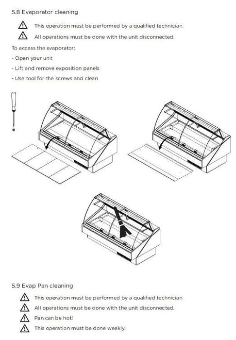 Hydra-Kool KFM-OF-50-S Fresh Meat Open Front Deli Case - Top Restaurant Supplies