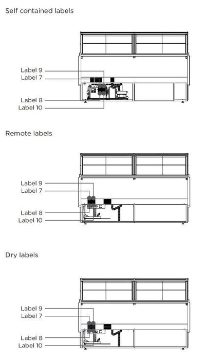 Hydra-Kool KFM-OF-80-S Fresh Meat Open Front Deli Case - Top Restaurant Supplies