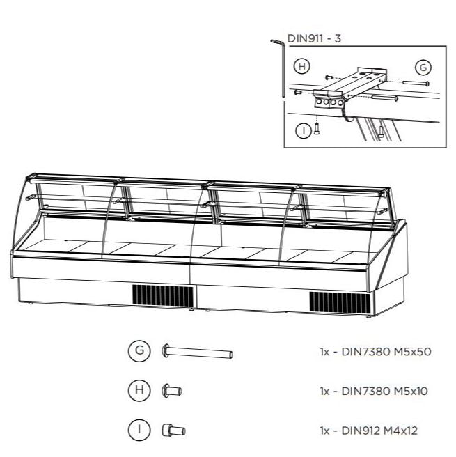 Hydra-Kool KFM-OF-80-S Fresh Meat Open Front Deli Case - Top Restaurant Supplies