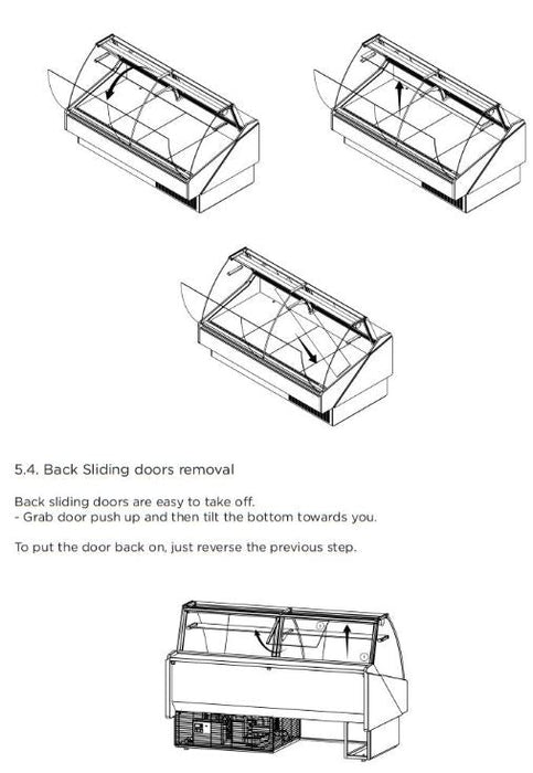 Hydra-Kool KFM-OF-80-S Fresh Meat Open Front Deli Case - Top Restaurant Supplies