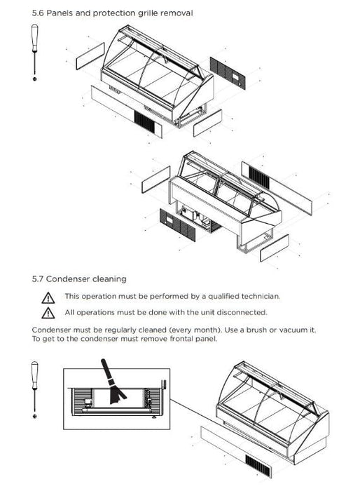 Hydra-Kool KFM-OF-80-S Fresh Meat Open Front Deli Case - Top Restaurant Supplies