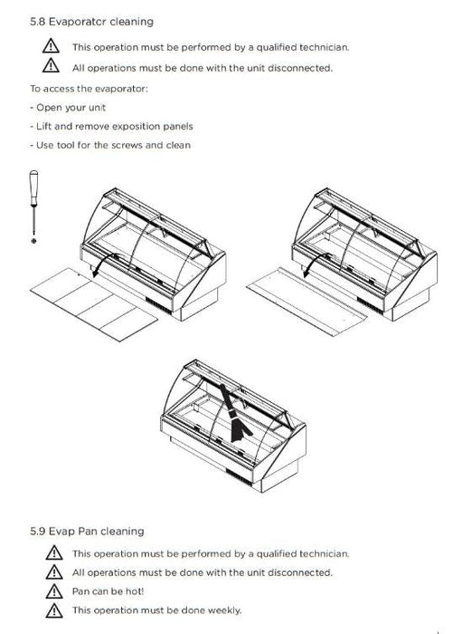 Hydra-Kool KFM-OF-80-S Fresh Meat Open Front Deli Case - Top Restaurant Supplies