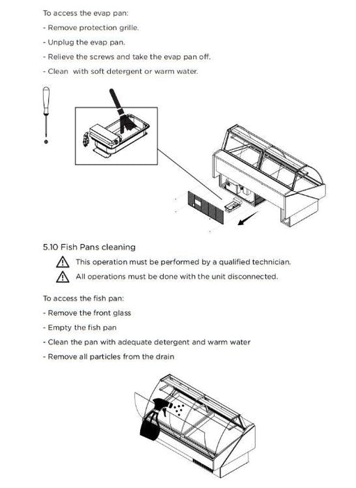 Hydra-Kool KFM-OF-80-S Fresh Meat Open Front Deli Case - Top Restaurant Supplies
