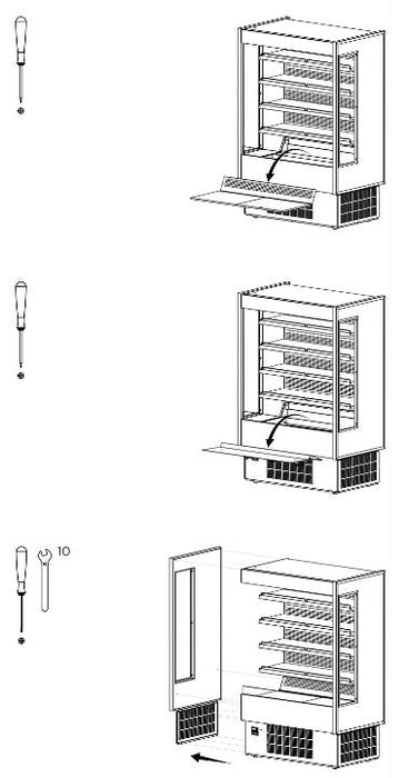 Hydra-Kool KGH-OF-100-S KGH-OF Grab-N-Go High Profile Case - Top Restaurant Supplies