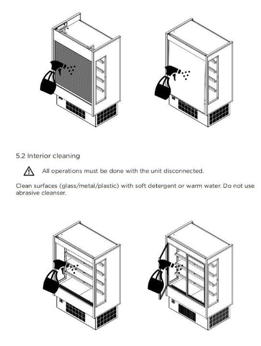 Hydra-Kool KGH-OF-100-S KGH-OF Grab-N-Go High Profile Case - Top Restaurant Supplies
