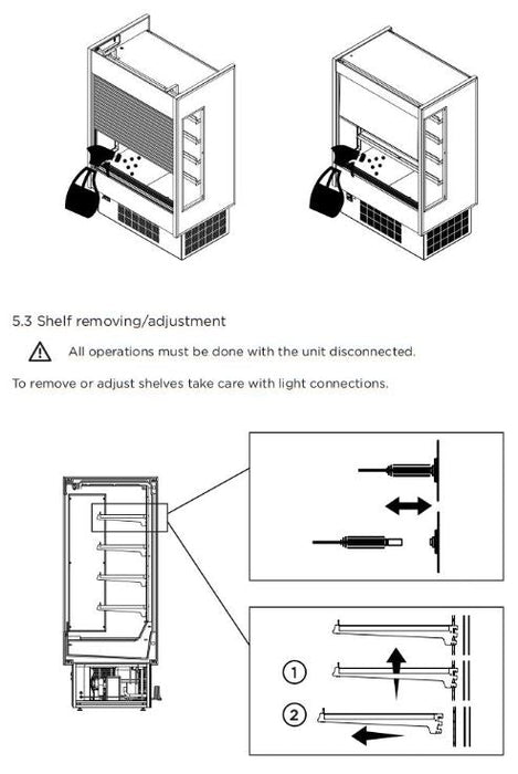 Hydra-Kool KGH-OF-100-S KGH-OF Grab-N-Go High Profile Case - Top Restaurant Supplies