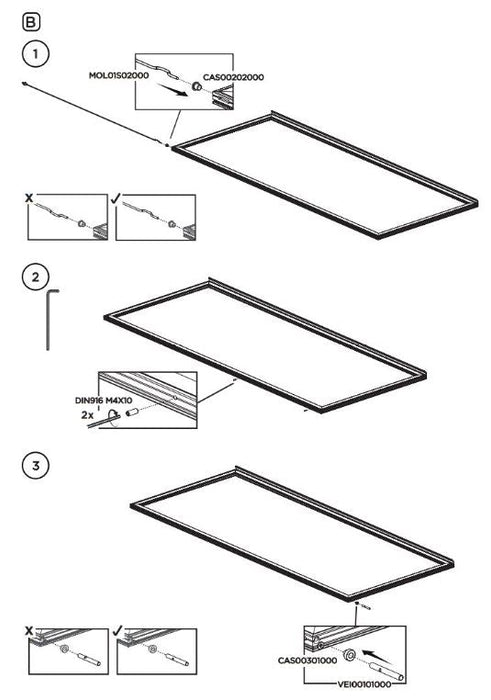 Hydra-Kool KGH-OF-100-S KGH-OF Grab-N-Go High Profile Case - Top Restaurant Supplies