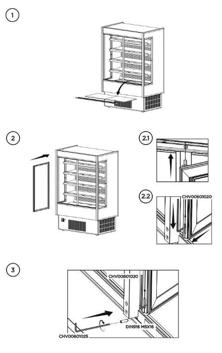 Hydra-Kool KGH-OF-100-S KGH-OF Grab-N-Go High Profile Case - Top Restaurant Supplies