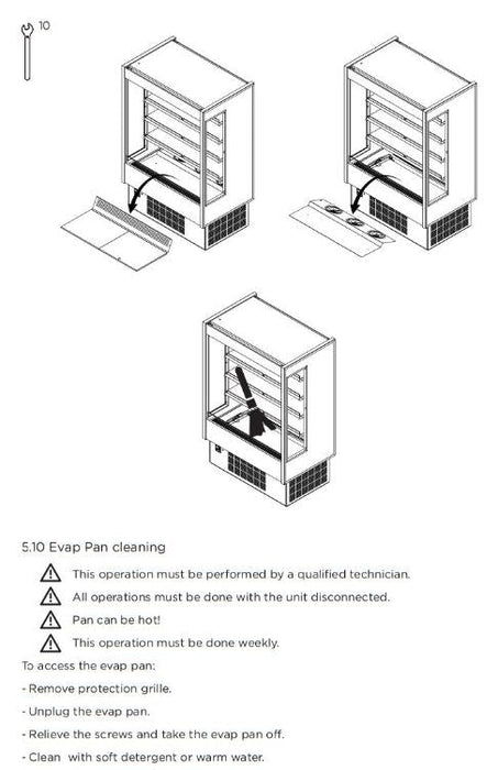 Hydra-Kool KGH-OF-100-S KGH-OF Grab-N-Go High Profile Case - Top Restaurant Supplies