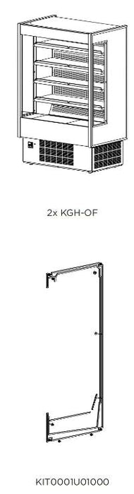 Hydra-Kool KGH-OF-40-S KGH-OF Grab-N-Go High Profile Case - Top Restaurant Supplies