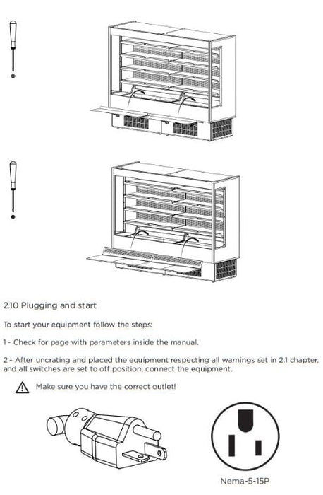 Hydra-Kool KGH-OF-40-S KGH-OF Grab-N-Go High Profile Case - Top Restaurant Supplies