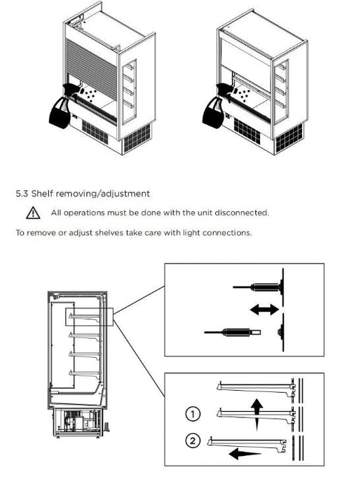 Hydra-Kool KGH-OF-40-S KGH-OF Grab-N-Go High Profile Case - Top Restaurant Supplies