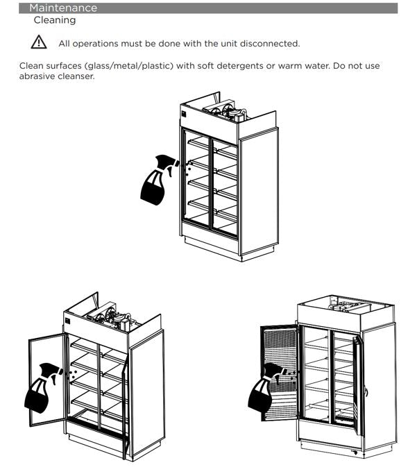 Hydra-Kool KGV-MD-2-R High Volume Grab-N-Go for Remote Condensing Unit - Top Restaurant Supplies
