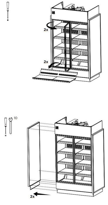 Hydra Kool KGV-MR-3-R High Volume Grab-N-Go for Remote Condensing Unit - Top Restaurant Supplies