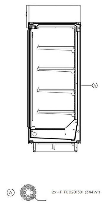 Hydra Kool KGV-MR-3-R High Volume Grab-N-Go for Remote Condensing Unit - Top Restaurant Supplies