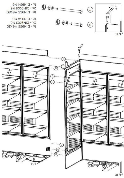 Hydra Kool KGV-MR-3-R High Volume Grab-N-Go for Remote Condensing Unit - Top Restaurant Supplies