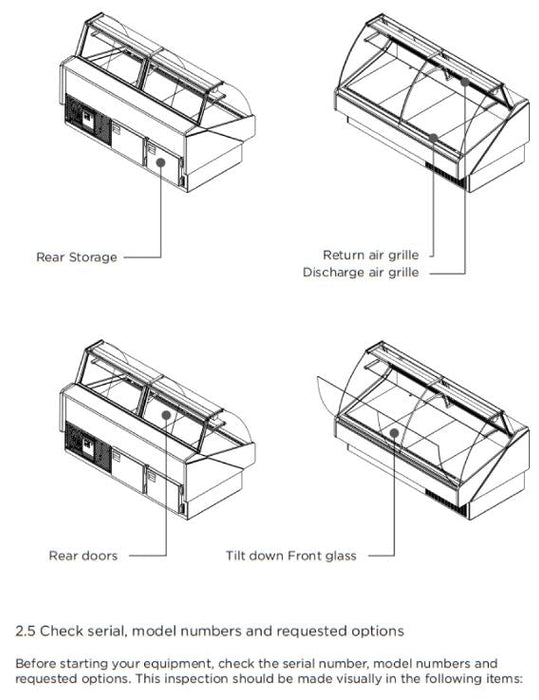 Hydra Kool KPM-CG-80-S Deli Products and Packaged Meat Curved Glass Deli Case - Top Restaurant Supplies