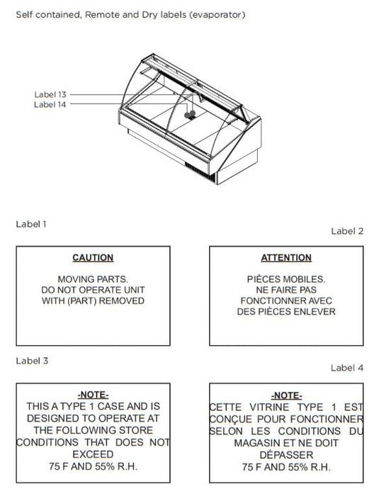 Hydra Kool KPM-CG-80-S Deli Products and Packaged Meat Curved Glass Deli Case - Top Restaurant Supplies