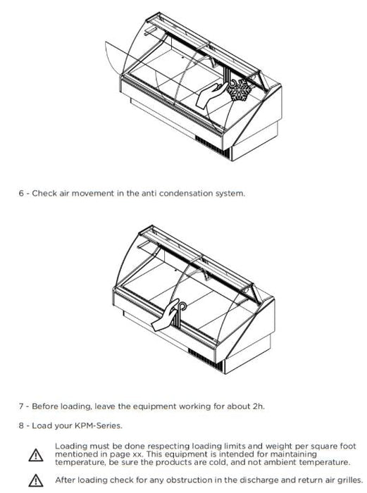 Hydra Kool KPM-CG-80-S Deli Products and Packaged Meat Curved Glass Deli Case - Top Restaurant Supplies
