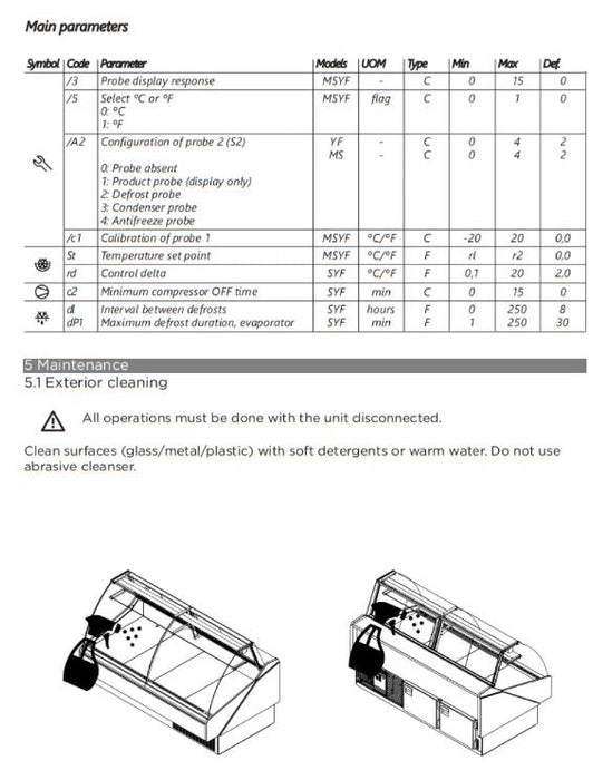 Hydra Kool KPM-CG-80-S Deli Products and Packaged Meat Curved Glass Deli Case - Top Restaurant Supplies