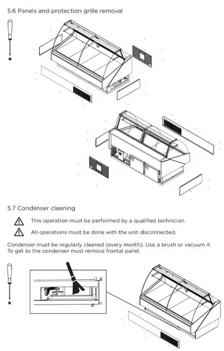 Hydra Kool KPM-CG-80-S Deli Products and Packaged Meat Curved Glass Deli Case - Top Restaurant Supplies