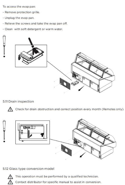 Hydra Kool KPM-CG-80-S Deli Products and Packaged Meat Curved Glass Deli Case - Top Restaurant Supplies