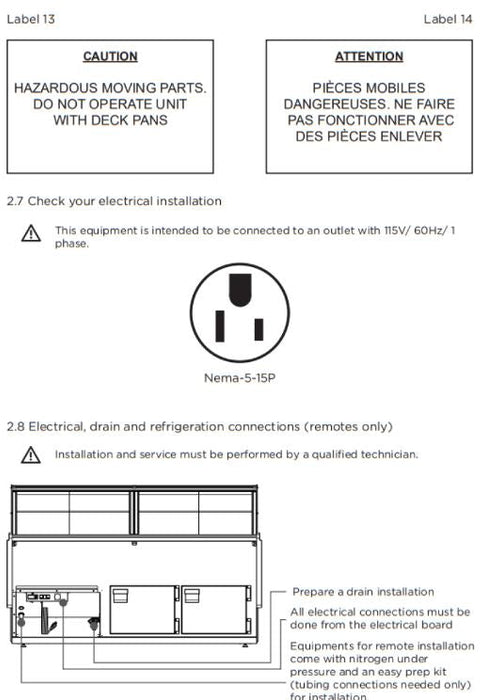 Hydra Kool KPM-FG-60-S Deli Products and Packaged Meat Flat Glass Deli Case - Top Restaurant Supplies