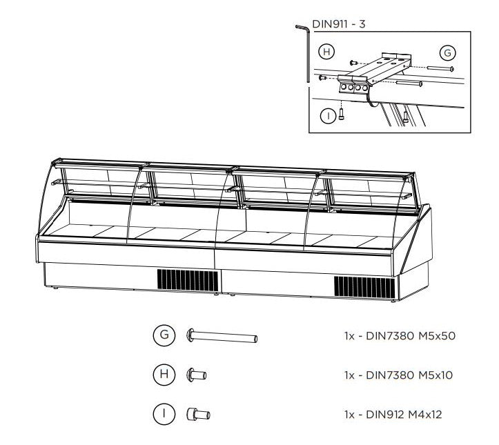 Hydra-Kool KFM-SC-120-S KFM-SC Seafood Case - Top Restaurant Supplies
