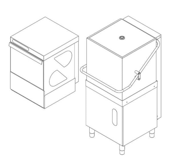 Jet-Tech EV18 High-Temp Undercounter Dishwasher - Top Restaurant Supplies