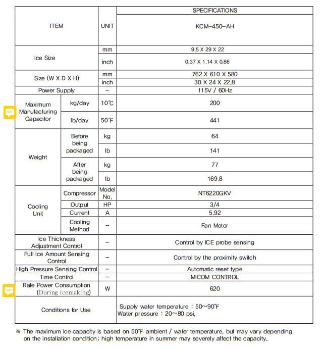 Kool-It KCM-670-AH Modular Ice Makerr, 666 Lbs. Per Day, Half Cube Style Ice - Top Restaurant Supplies
