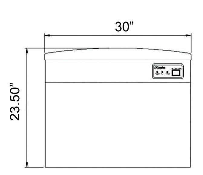 Kool-It KCM-670-AH Modular Ice Makerr, 666 Lbs. Per Day, Half Cube Style Ice - Top Restaurant Supplies