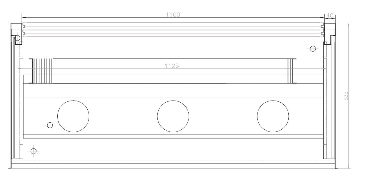 Kool-It KCD-48 Refrigerated Display Case, 47.2" Wide, 3.3 Cu. Ft. - Top Restaurant Supplies