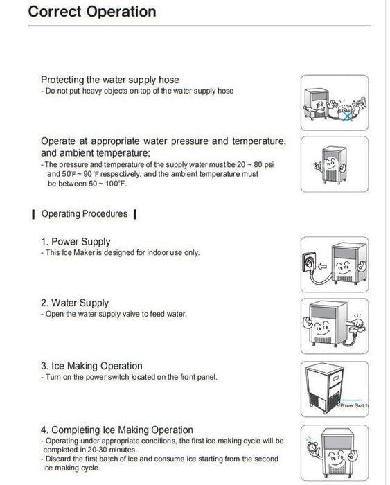 Kool-It KCU-80-AB Undercounter Ice Maker, 73 Lbs. Per Day, Undercounter, Bell Shaped Ice - Top Restaurant Supplies