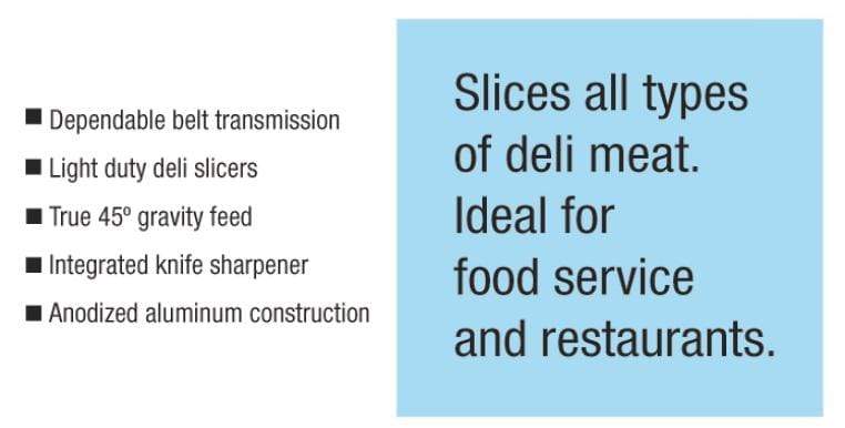 Pro-Cut KDS-10 Meat & Deli Slicer 10" Blade, 1/3 HP - Top Restaurant Supplies