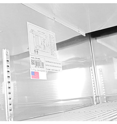 SABA S-23FG 29" One Glass Door Reach-In Freezer Stainless Steel, 23 Cu. Ft. - Top Restaurant Supplies